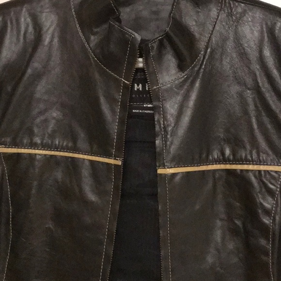 Dimitri collection leather jacket - Picture 2 of 4